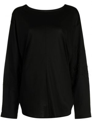 Sweat col rond col rond Y's noir