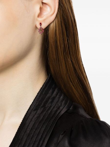 Boucles d'oreilles à boucle en or rose Suzanne Kalan