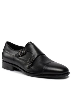 Chaussures à boucles monks Boss noir