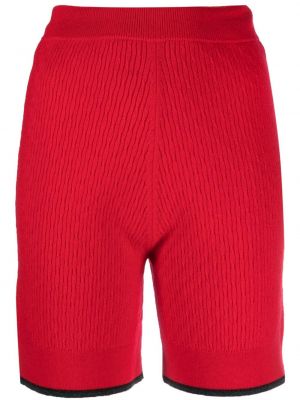 Shorts en cachemire Barrie rouge