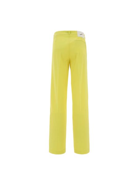 Pantalones rectos Coperni amarillo