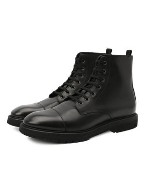 Кожаные ботинки Tom Ford черные