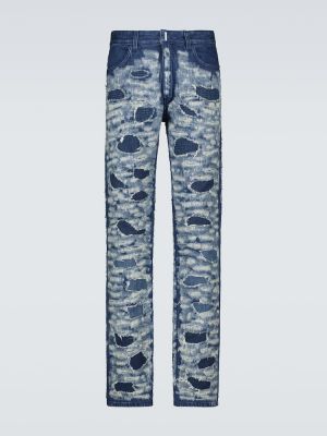 Maskáčové džíny Givenchy modré