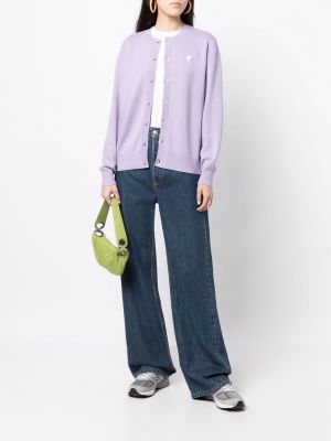 Cardigan en tricot Chocoolate violet