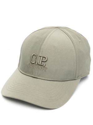 Cappello con visiera ricamato C.p. Company verde
