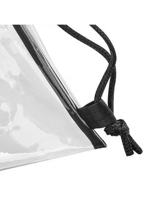 Прозрачная спортивная сумка Bagbase черная