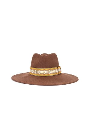 Sombrero de fieltro Brixton marrón