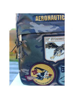 Tasche mit camouflage-print Aeronautica Militare grün