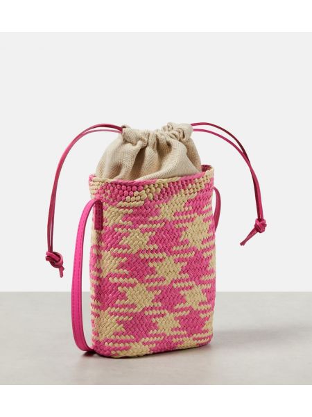 Чанта през рамо Loewe розово