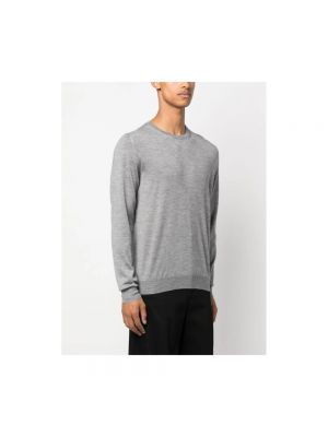 Suéter de cuello redondo Fedeli gris