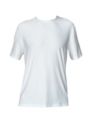 Biała koszulka z krótkim rękawem Skechers