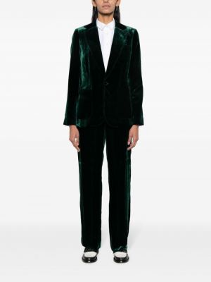 Samt woll blazer mit stickerei Polo Ralph Lauren grün