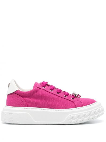 Sneakers Casadei ροζ