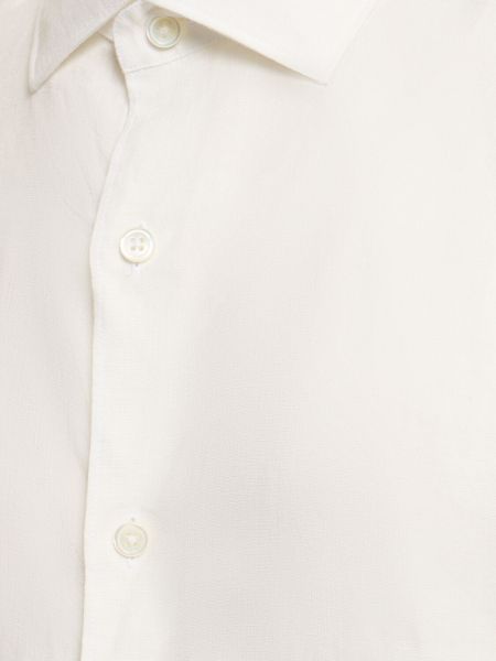 Camisa de lino Zegna blanco
