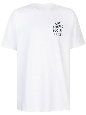 Футболка с логотипом Anti Social Social Club, белая