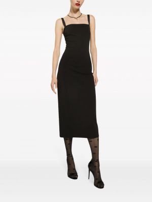 Midi suknele Dolce & Gabbana juoda