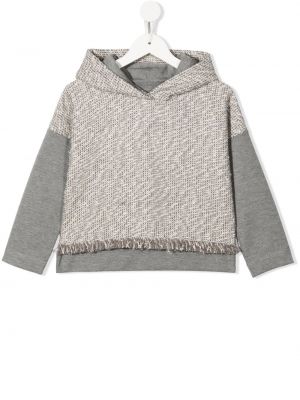 Hoodie con stampa Lapin House grigio