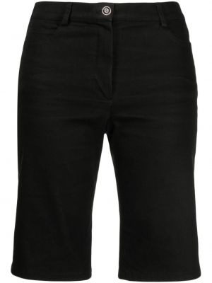 Kratke traper hlače Chanel Pre-owned crna