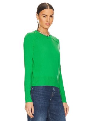 Jersey de cachemir de tela jersey de cuello redondo Autumn Cashmere verde