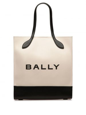 Шопинг чанта с принт Bally