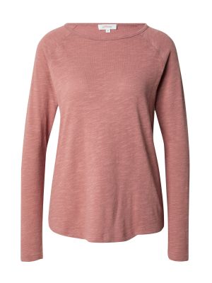 T-shirt a maniche lunghe S.oliver rosa