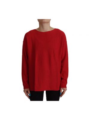 Sweter Dolce And Gabbana czerwony