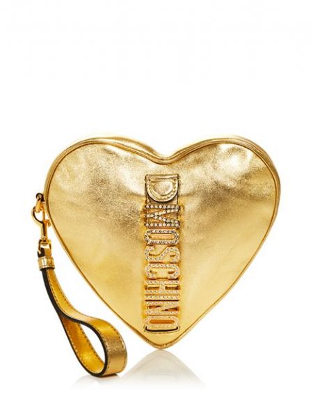 Браслет с сердечками Moschino золотой