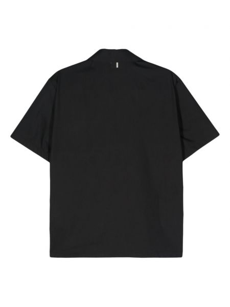 Krekls ar rāvējslēdzēju Low Brand melns