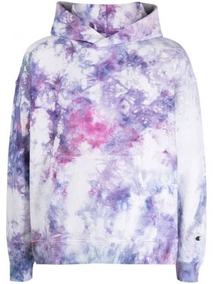 Вратовръзка с tie-dye ефект Champion виолетово