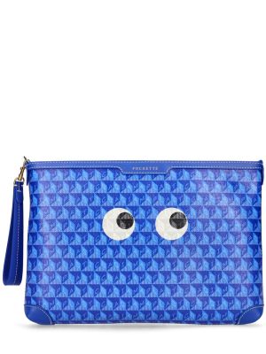 Чанта тип „портмоне“ Anya Hindmarch синьо