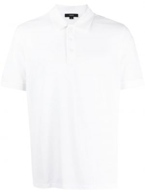 Памучна поло тениска Vince бяло