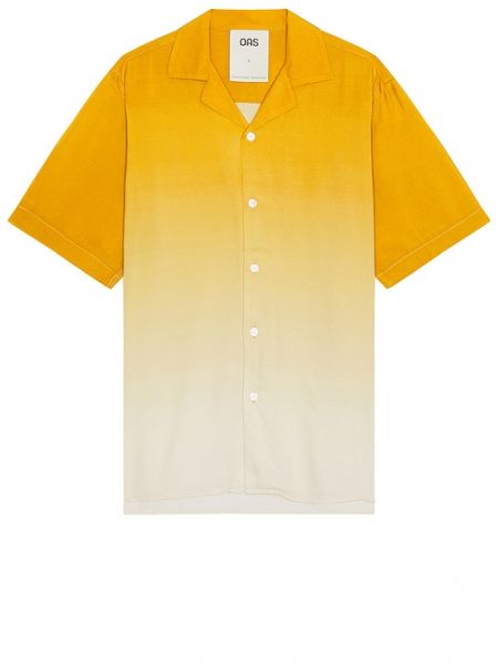 Camicia in viscosa da sera Oas giallo