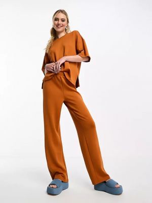 Трикотажные брюки Vero Moda коричневые
