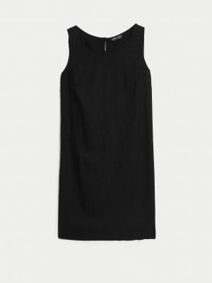 Льняное платье Marks & Spencer черное