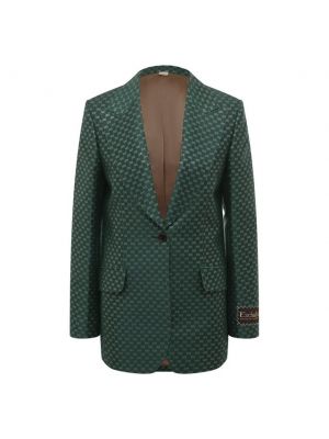 Зеленый пиджак Gucci