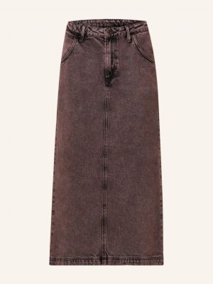 Retro džínová sukně American Vintage růžové