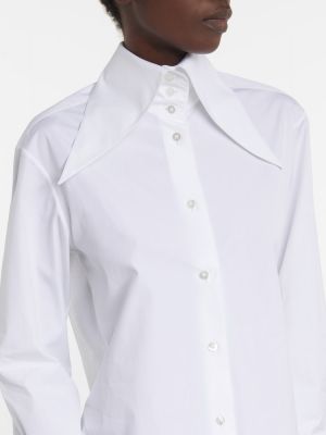 Šilkinė marškiniai The Row balta