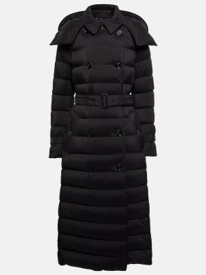 Πουπουλένιο παλτό Burberry μαύρο