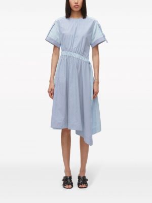 Sukienka midi w paski asymetryczna 3.1 Phillip Lim niebieska
