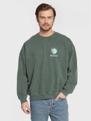 Laza szabású pulóver Bdg Urban Outfitters zöld