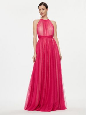 Вечерна рокля slim Fracomina розово