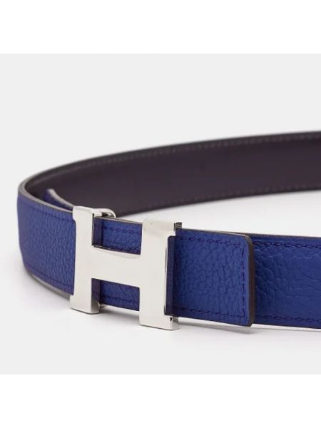 Cinturón Hermès Vintage azul