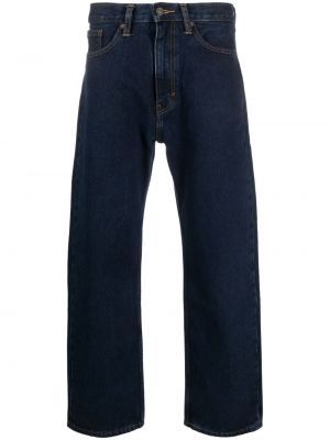 Proste jeansy z niską talią relaxed fit Levi's niebieskie