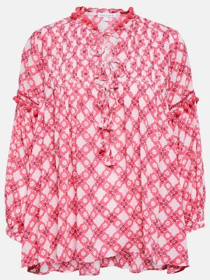 Bluza s potiskom Poupette St Barth roza