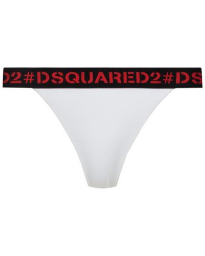 Plavky Dsquared2, bílá
