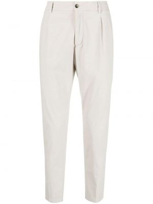 Bavlnené rovné nohavice Dell'oglio sivá