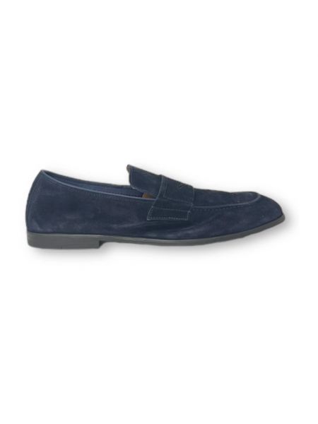 Loafers zamszowe Mille885 niebieskie