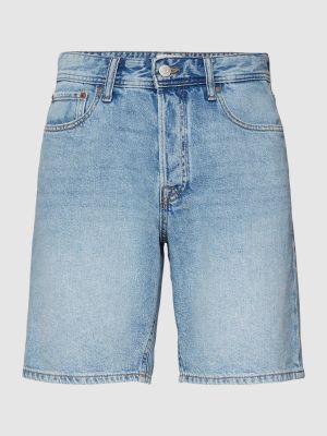 Szorty jeansowe z kieszeniami Jack & Jones niebieskie