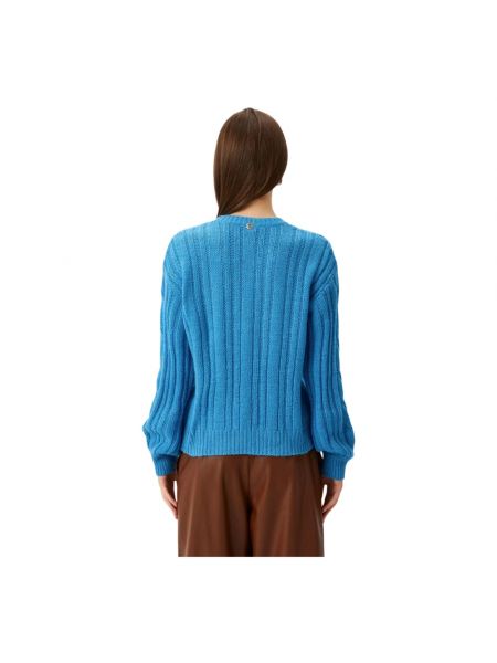 Sweter Twinset niebieski