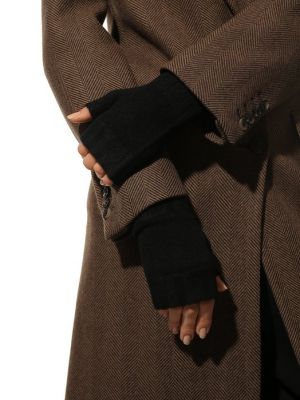Кашемировые перчатки Tak.ori хаки